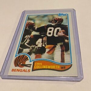Chris Collinsworth RC Rookie 1982 Topps Football Card Vintage